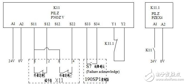 安全繼電器工作原理、接線(xiàn)圖、使用方法
